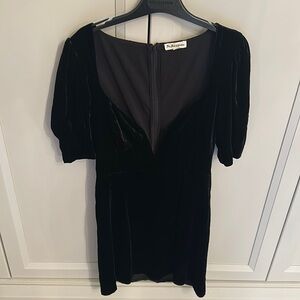 FOR LOVE AND LEMONS crushed Suede mini dress (super sexy, form fitting, support)
